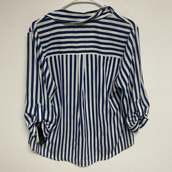 BCX women's striped button down shirt XL - Picture 4 of 4
